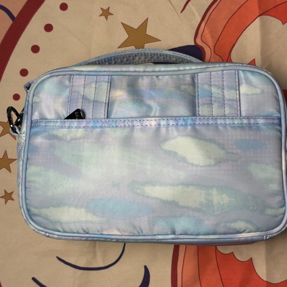 Lug Carousel Crossbody Bag Pastel Mystic Seaglass RFID Quilted Shoulder Bag Blue - Picture 3 of 16